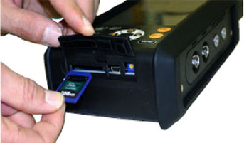 Card SD debitmetru ultrasonic