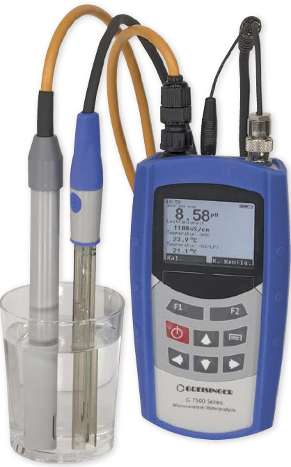Instrument multiparametru analiza a apei conductivitate ph salinitate temperatura